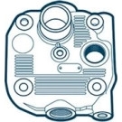 OE Germany | Zylinderkopf, Druckluftkompressor | 06 1320 XF1050