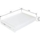 BOSCH 1 987 435 010 Innenraumfilter FILTER+pro