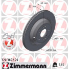 Zimmermann | Bremsscheibe | 320.3822.20