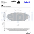 Delphi | Bremsbelagsatz, Scheibenbremse | LP3271 Delphi | Bremsbelagsatz, Scheibenbremse | LP3271