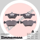 Zimmermann | Bremsbelagsatz, Scheibenbremse | 23793.200.9