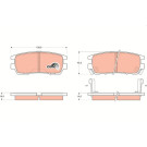 GDB1127 Bremsbelagsatz, Scheibenbremse COTEC GDB1127 Bremsbelagsatz, Scheibenbremse COTEC