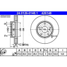 24.0126-0148.1 Bremsscheibe 24.0126-0148.1 Bremsscheibe