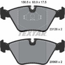 Textar | Bremsbelagsatz, Scheibenbremse | 2312601