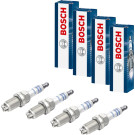 BOSCH 4 x Bosch Zündkerze Nickel 0 242 229 799