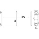 Mahle | Wärmetauscher, Innenraumheizung | AH 117 000S