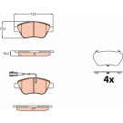 GDB2164 Bremsbelagsatz, Scheibenbremse GDB2164 Bremsbelagsatz, Scheibenbremse