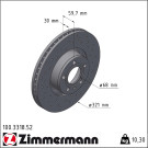 Zimmermann Bremsscheibe SPORT Z 100.3318.52 Zimmermann Bremsscheibe SPORT Z 100.3318.52