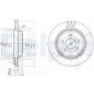 Delphi | Bremsscheibe | BG3726