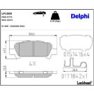 Delphi Bremsbelagsatz, Scheibenbremse LP1509