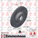 Zimmermann | Bremsscheibe | 150.2921.54