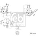 febi bilstein | Trag-/Führungsgelenk | 193295