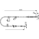 1 987 482 272 Seilzug, Feststellbremse 1 987 482 272 Seilzug, Feststellbremse