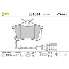 Valeo | Bremsbelagsatz, Scheibenbremse | 301674
