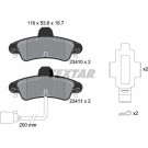 2341008 Bremsbelagsatz, Scheibenbremse 2341008 Bremsbelagsatz, Scheibenbremse