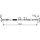 1 987 482 447 Seilzug, Feststellbremse 1 987 482 447 Seilzug, Feststellbremse