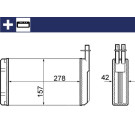 Mahle | Wärmetauscher, Innenraumheizung | AH 68 000S
