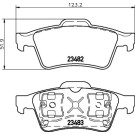 Hella | Bremsbelagsatz, Scheibenbremse | 8DB 355 009-121
