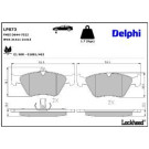 Delphi Bremsbelagsatz, Scheibenbremse LP873