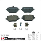 Zimmermann Bremsbelagsatz, Scheibenbremse 26215.185.2