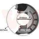 2 x VAN WEZEL Spritzblech, Bremsscheibe | 5829371