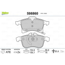 Valeo | Bremsbelagsatz, Scheibenbremse | 598860