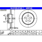 24.0109-0146.1 Bremsscheibe 24.0109-0146.1 Bremsscheibe