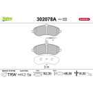 Valeo Bremsbelagsatz, Scheibenbremse EXPERT 302078A