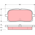 TRW | Bremsbelagsatz, Scheibenbremse | GDB3225