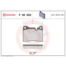 Brembo | Bremsbelagsatz, Scheibenbremse | P 06 003