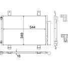 AC 456 000S Kondensator, Klimaanlage BEHR