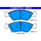 13.0460-5712.2 Bremsbelagsatz, Scheibenbremse 13.0460-5712.2 Bremsbelagsatz, Scheibenbremse