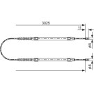 1 987 477 113 Seilzug, Feststellbremse 1 987 477 113 Seilzug, Feststellbremse
