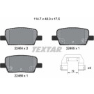 Textar | Bremsbelagsatz, Scheibenbremse | 2246401