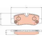 GDB2102 Bremsbelagsatz, Scheibenbremse