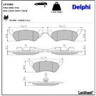 Delphi Bremsbelagsatz, Scheibenbremse LP1694
