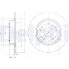 Delphi | Bremsscheibe | BG4249
