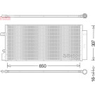 Denso | Kondensator, Klimaanlage | DCN20024