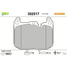Valeo Bremsbelagsatz, Scheibenbremse ESSENTIAL 302517