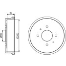 BOSCH | Bremstrommel | 0 986 477 235