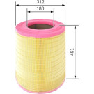 BOSCH F 026 400 145 Luftfilter