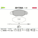 301726A Bremsbelagsatz, Scheibenbremse EXPERT