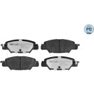 Meyle | Bremsbelagsatz, Scheibenbremse | 025 223 3214/PD