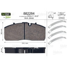 Valeo | Bremsbelagsatz, Scheibenbremse | 882284