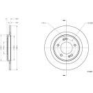 6110846 Bremsscheibe