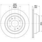 Hella | Bremsscheibe | 8DD 355 122-311