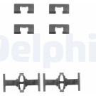 Delphi LX0197 Zubehörsatz, Scheibenbremsbelag