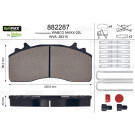 882287 Bremsbelagsatz, Scheibenbremse OPTIPACK 882287 Bremsbelagsatz, Scheibenbremse OPTIPACK