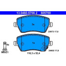 13.0460-5700.2 Bremsbelagsatz, Scheibenbremse