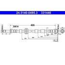 ATE | Bremsschlauch | 24.5140-0495.3